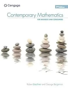 Contemporary Mathematics For Business & Consumers