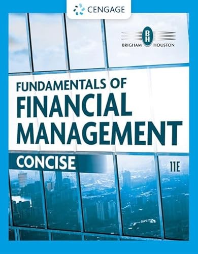 Fundamentals Of Financial Management: Concise, Joel Houston/Eugene Brigham Mindtap