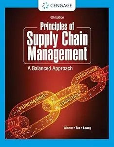 Principles Of Supply Chain Management: A Balanced Approach