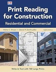 Print Reading For Construction Residential And Commercial