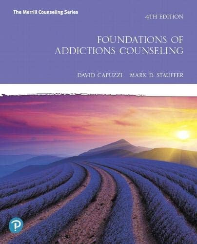 Foundations Of Addictions Counseling (The Merrill Counseling Series)