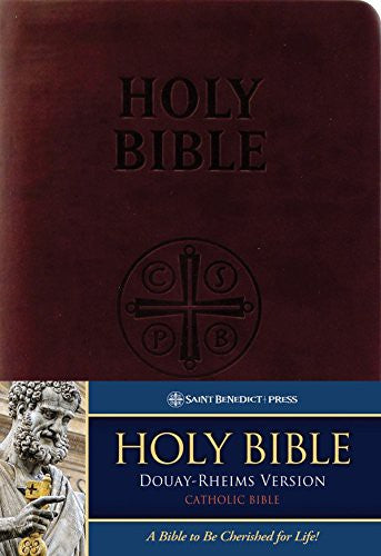Douay-Rheims Bible (Burgundy Premium Ultrasoft): Standard Print Size