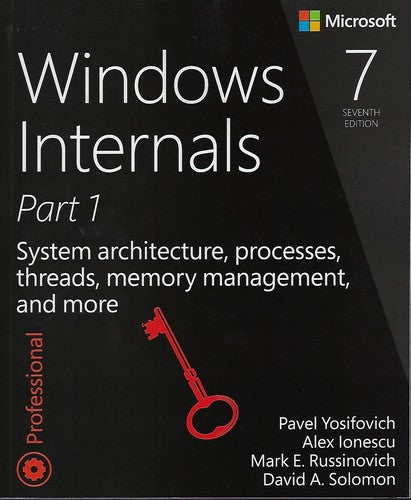 Windows Internals: System Architecture, Processes, Threads, Memory Management, And More, Part 1 (Developer Reference)