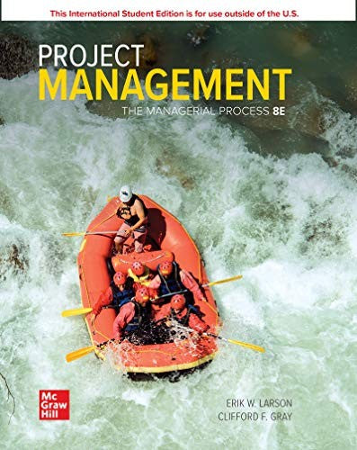 Ise Project Management: The Managerial Process (Ise Hed Irwin Operations/Dec Sciences)