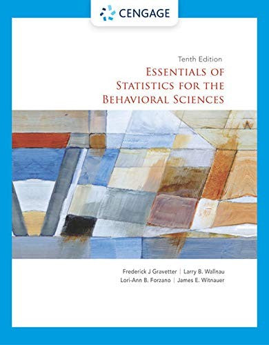Essentials Of Statistics For The Behavioral Sciences Mindtap Course List