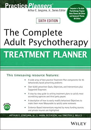 The Complete Adult Psychotherapy Treatment Planner (Practiceplanners)