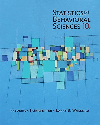 Statistics For The Behavioral Sciences - Standalone Book